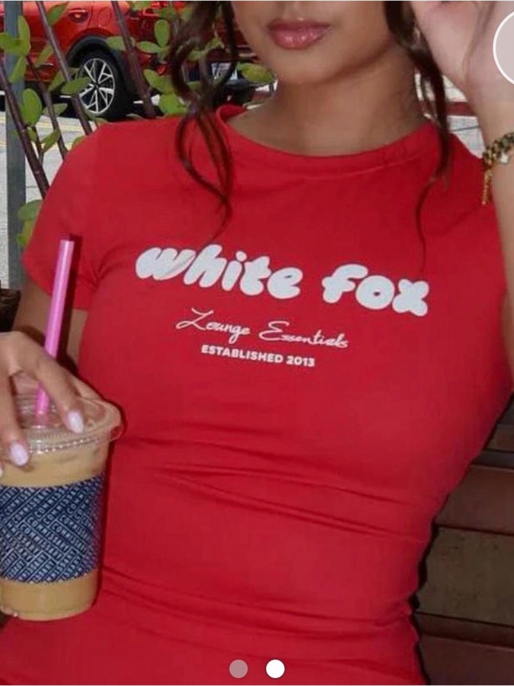 WHITE FOX Lounge ESSENTIALS TEE - Picture 2 of 8